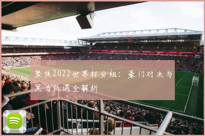 聚焦2022世界杯分组:豪门对决与黑马机遇全解析